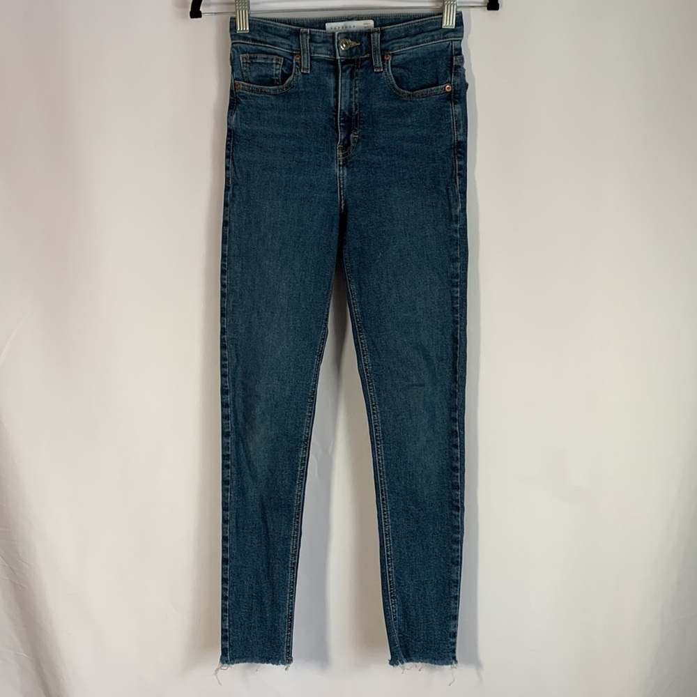 Topshop Blue Jamie Skinny Jeans Size 25